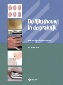 De boekcover van de lijkschouw in de praktijk door prelum uitgevers heeft een minimalistisch wit design in geneeskunde algemeen