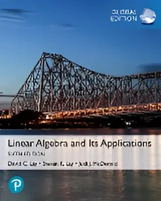 Achterkant Linear algebra and its applications, globale editie – 6e editie 2018 David C