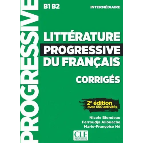 Littérature progressive du français 2e édition - niveau intermédiaire corrigés - littérature progressive du français 2e