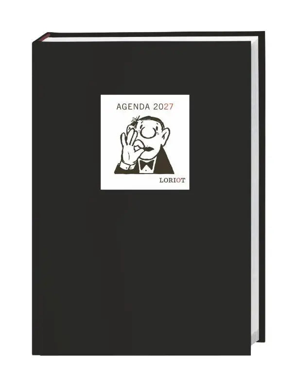 Loriot Agenda A5 2027 - Taschen-Kalender mit Platz für Organisatorisches und Humor. Die besten Zeichnungen von Loriot in einem praktischen Buchkalender.