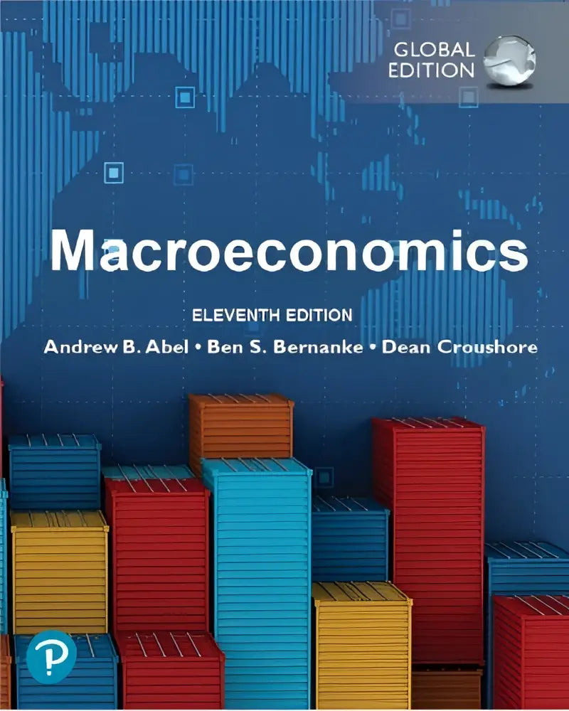 Blauw hardcover leerboek macroeconomics elfde editie global edition door andrew b voor academisch gebruik