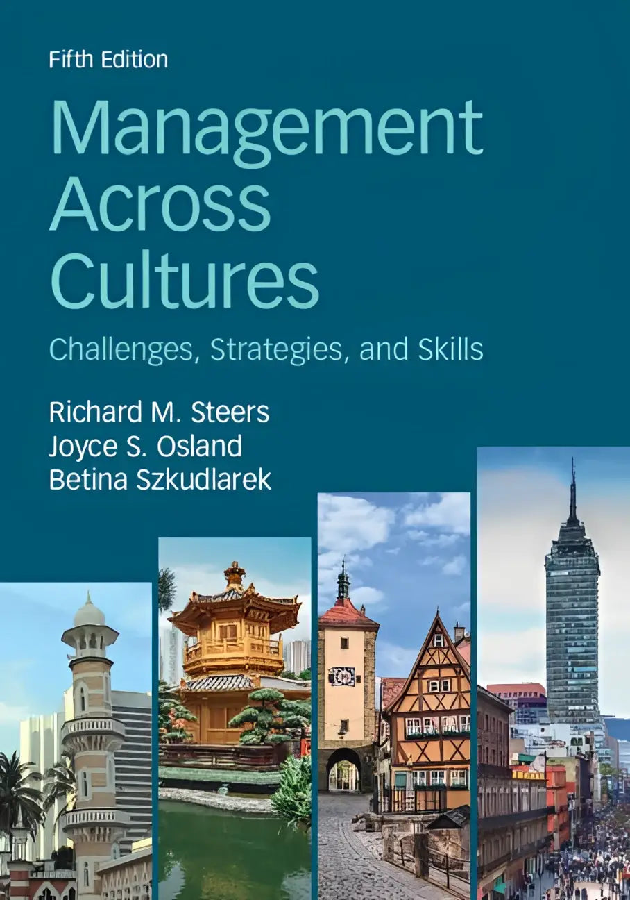 De achterzijde van management across cultures vijfde editie door richard m met focus op global management en skills