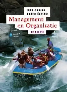 Blauwe kajak met meerdere peddelaars in actie in management en organisatie 3e editie met mylab nl toegangscode door burcu öztürk en fred rorink