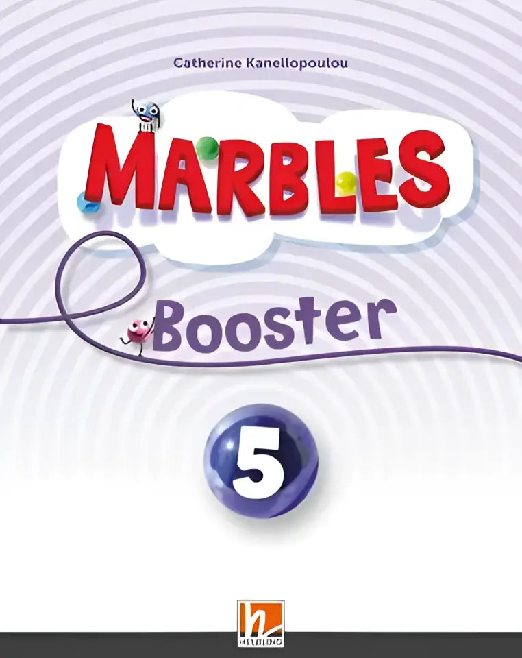 Omslag Marbles Booster 5 werkboek door Catherine Kanellopoulou