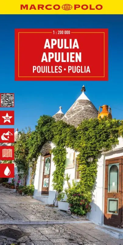 MARCO POLO Reisekarte Italien 11 Apulien 1:200.000 - Straßenkarte und Autokarte mit sehenswerten Strecken, Highlights und digitaler Erweiterung