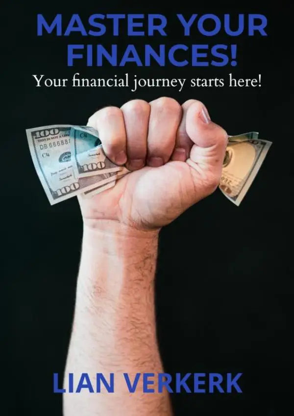 Een vuist vasthoudt meerdere us 100 dollarbiljetten tegen een donkere achtergrond jouw financiële reis start hier
