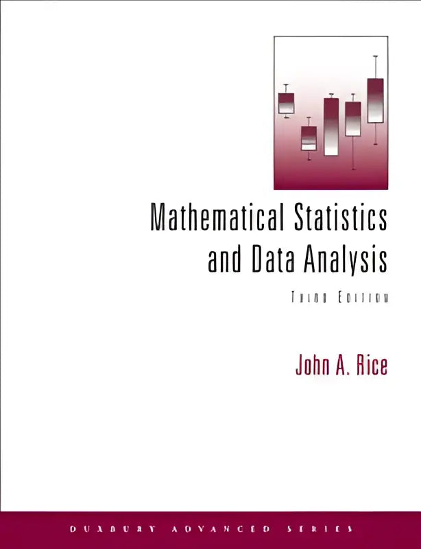 De boekomslag van mathematical statistics and data analysis door john a met een cd voor data-analyse en statistiek