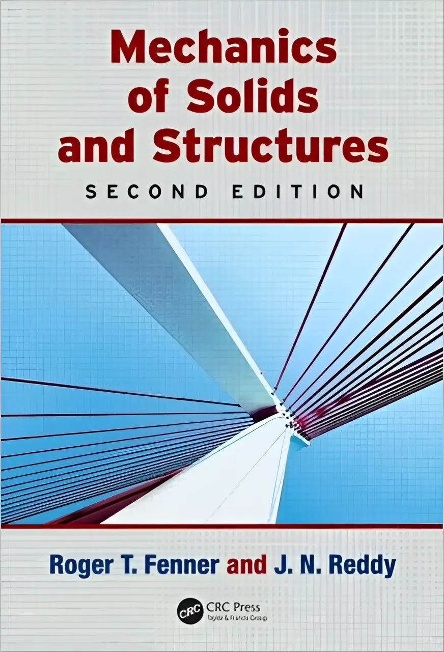 De boekomslag van mechanics of solids and structures tweede editie door roger t voor studie van solids and structures