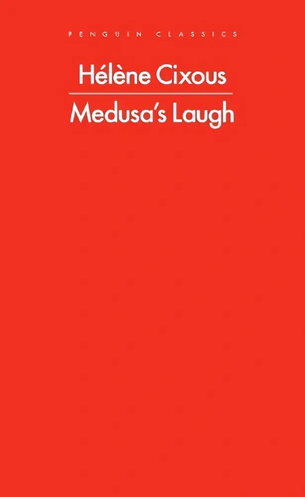 Rode hardcover penguin classics boek medusas laugh van helene cixous met focus op algemene sociale wetenschappen
