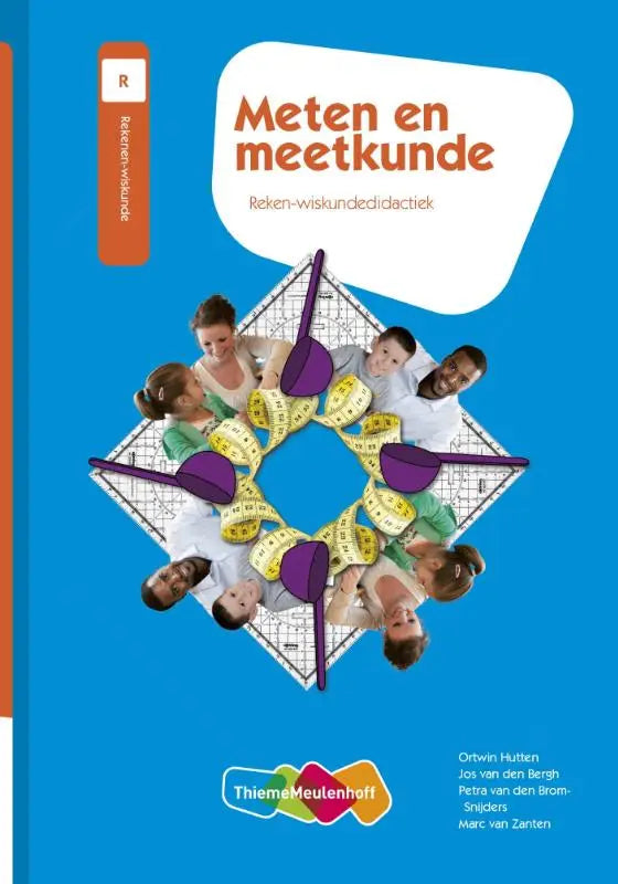 Blauw leerboek meten en meetkunde door marc zanten en ortwin hutten met illustratie en meetinstrumenten voor educatieve uitgaven algemeen