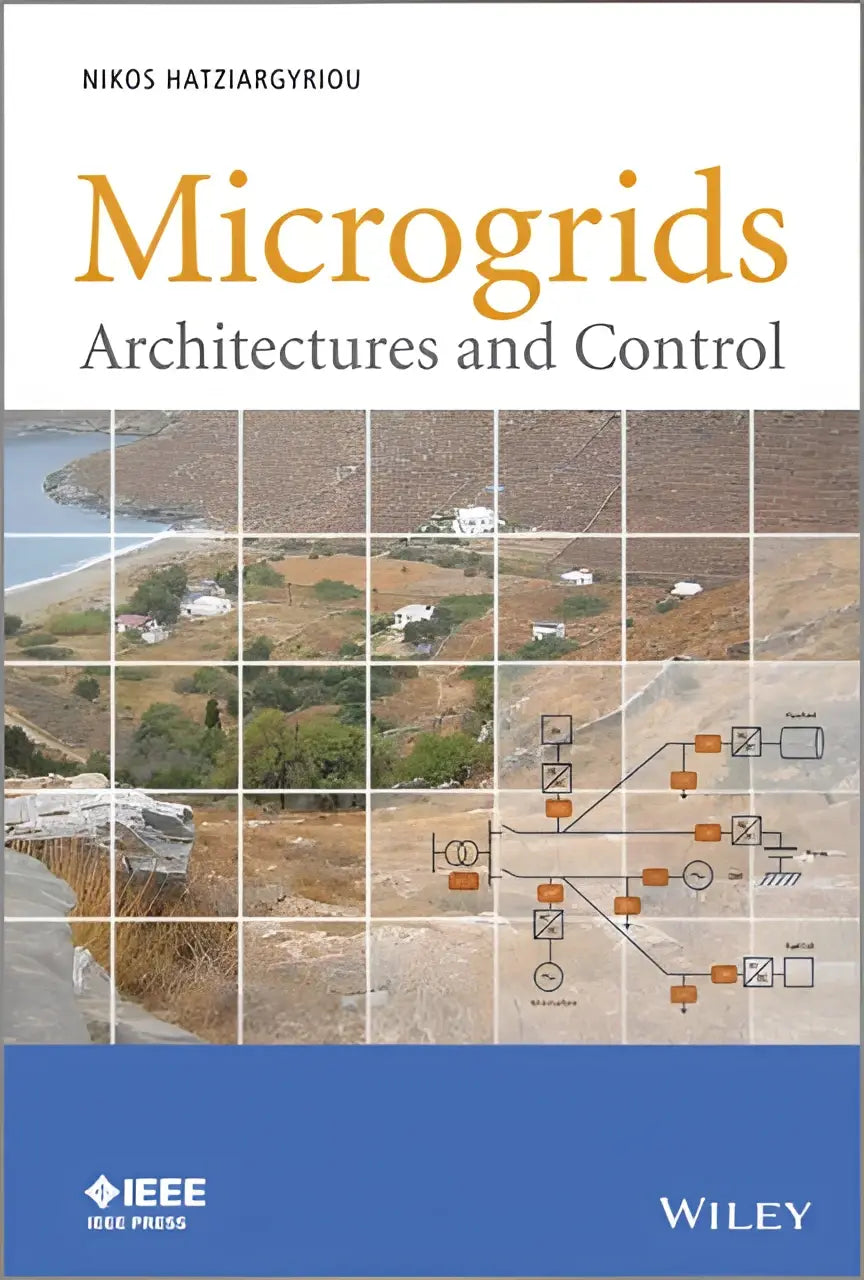 De boekomslag van microgrids architectures and control door nikos hatziangyriou uitgegeven door ieee press en wiley