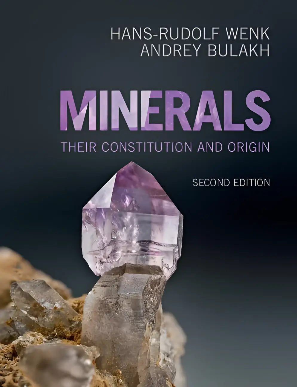 Een doorschijnende paarse amethistkristal met scherpe geometrische facetten voor de volgende generatie mineralenstudies