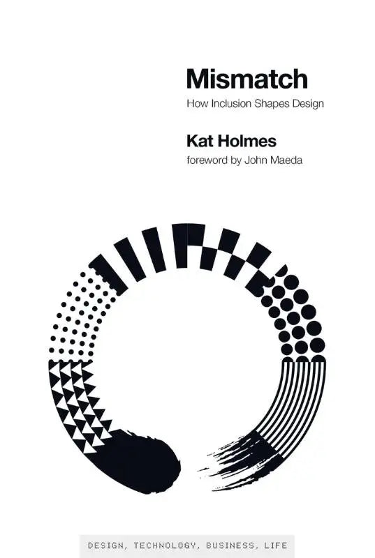 Black abstract circular graphic with geometric patterns on white background featured in product mismatch solutions that work
