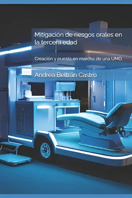 Blauw verlichte mobiele tandheelkundige kliniek trailer met modern design en professionele uitrusting voor risico’s orale derde leeftijd