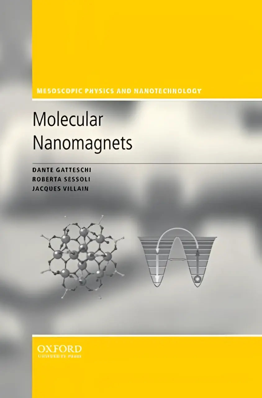 Gele academische boek molecular nanomagnets door dante gatteschi roberta sessoli en jacques villain voor chemici en fysici