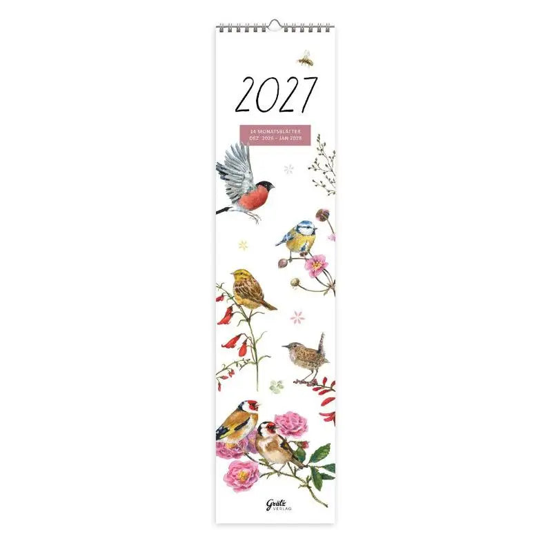 Monatsplaner Zeit für Harmonie 2027 - Rosa Blüten