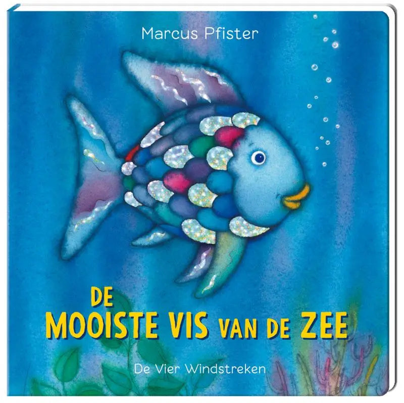 Een kleurrijke illustratie van de mooiste vis van de zee groot karton met fonkelende schubben en vrolijke uitstraling