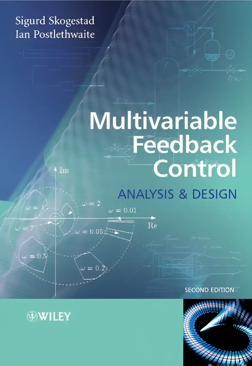 De boekomslag van multivariable feedback control tweede editie door skogestad en postlethwaite met analysis and design