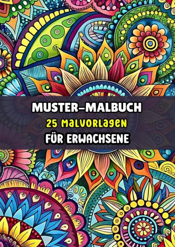 Vibrant malbuch für erwachsene mit detaillierten mandala designs in kräftigen farben für stundenlange entspannung