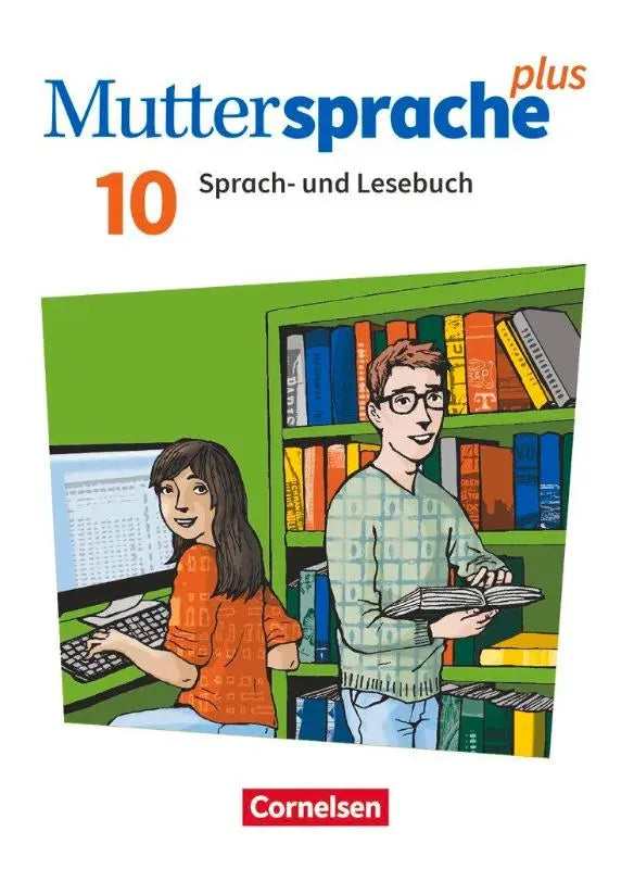 Muttersprache plus 10 allgemeine ausgabe schuljahr 2020 met audios und video’s met kleurrijke illustratie van studenten in bibliotheek