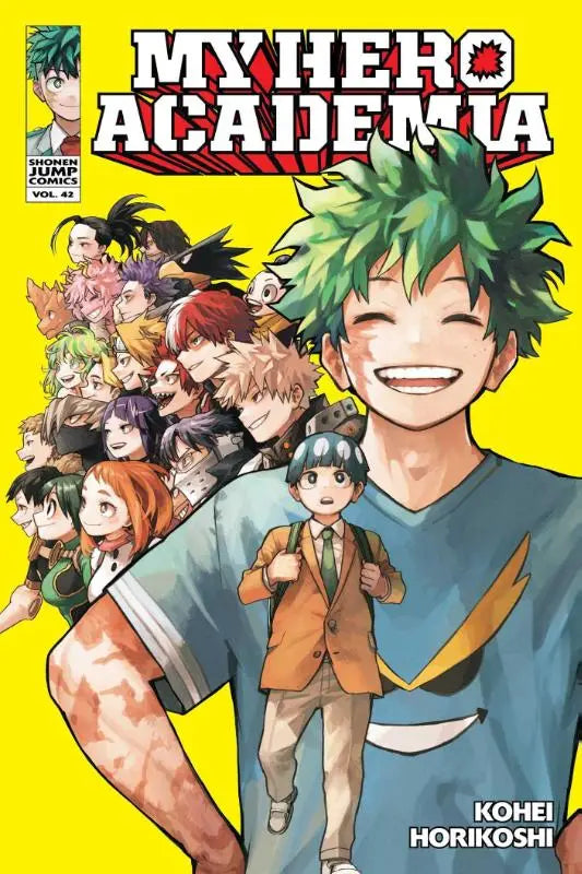 My hero academia vol 42 manga boek met kleurrijke kaft en heldenthema voor fans van hero academia