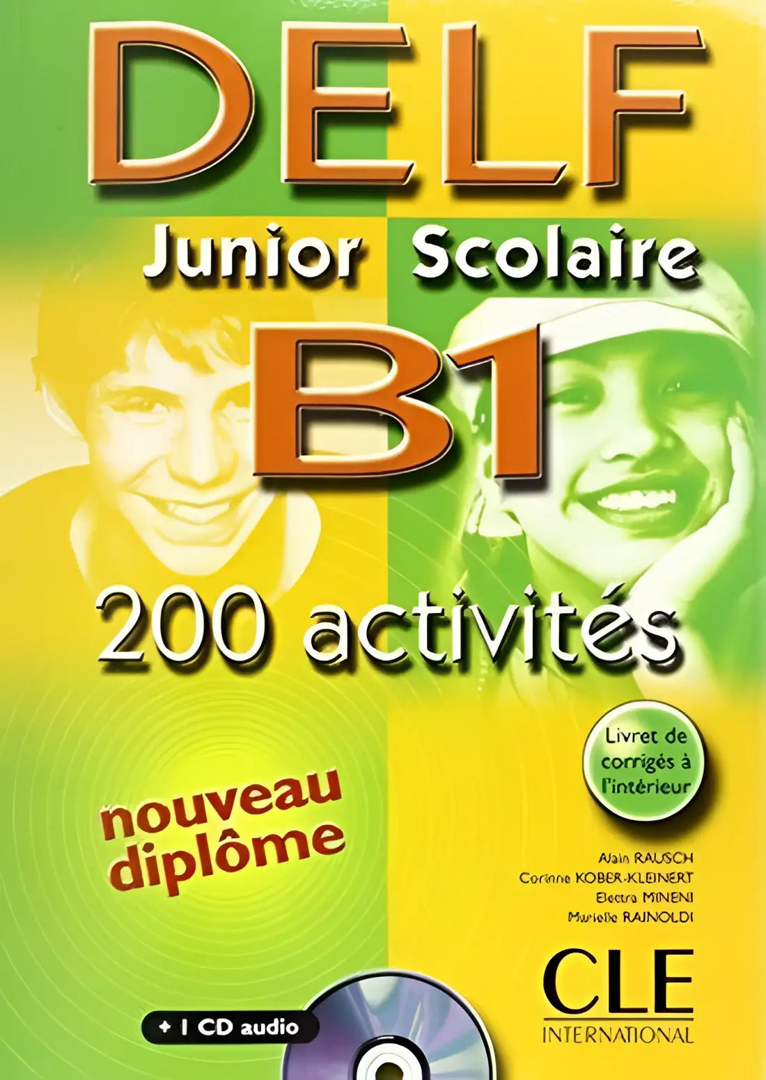 Nouveau delf junior scolaire b1 boek + antwoorden + audio-cd (1x) - nouveau delf junior scolaire b1 boek + antwoorden