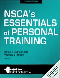 De derde editie van NSCA Essentials of Personal Training met witte tekst op een teal omslag en auteursnamen