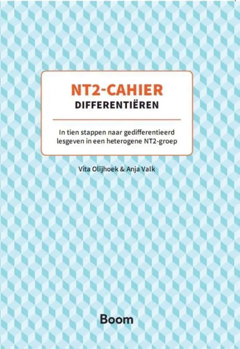 Nt2-cahier differentiëren - nt2-cahier differentiëren - boek