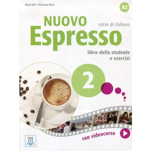Nuovo espresso 2 corso di italiano: libro dello studente e esercizi boek