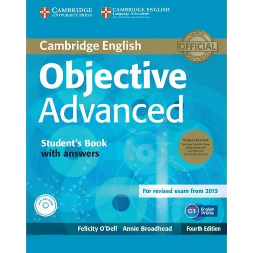 Objective advanced - fourth edition for revised exam 2015 students book + key + cd-rom + class cd - objective advanced