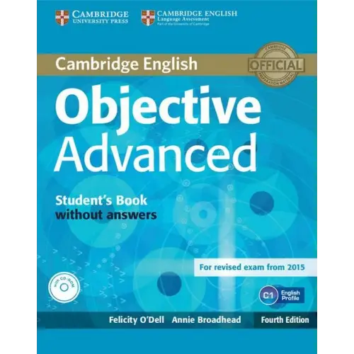 Objective advanced - fourth edition for revised exam 2015 student’s book without answers + cd-rom - objective advanced