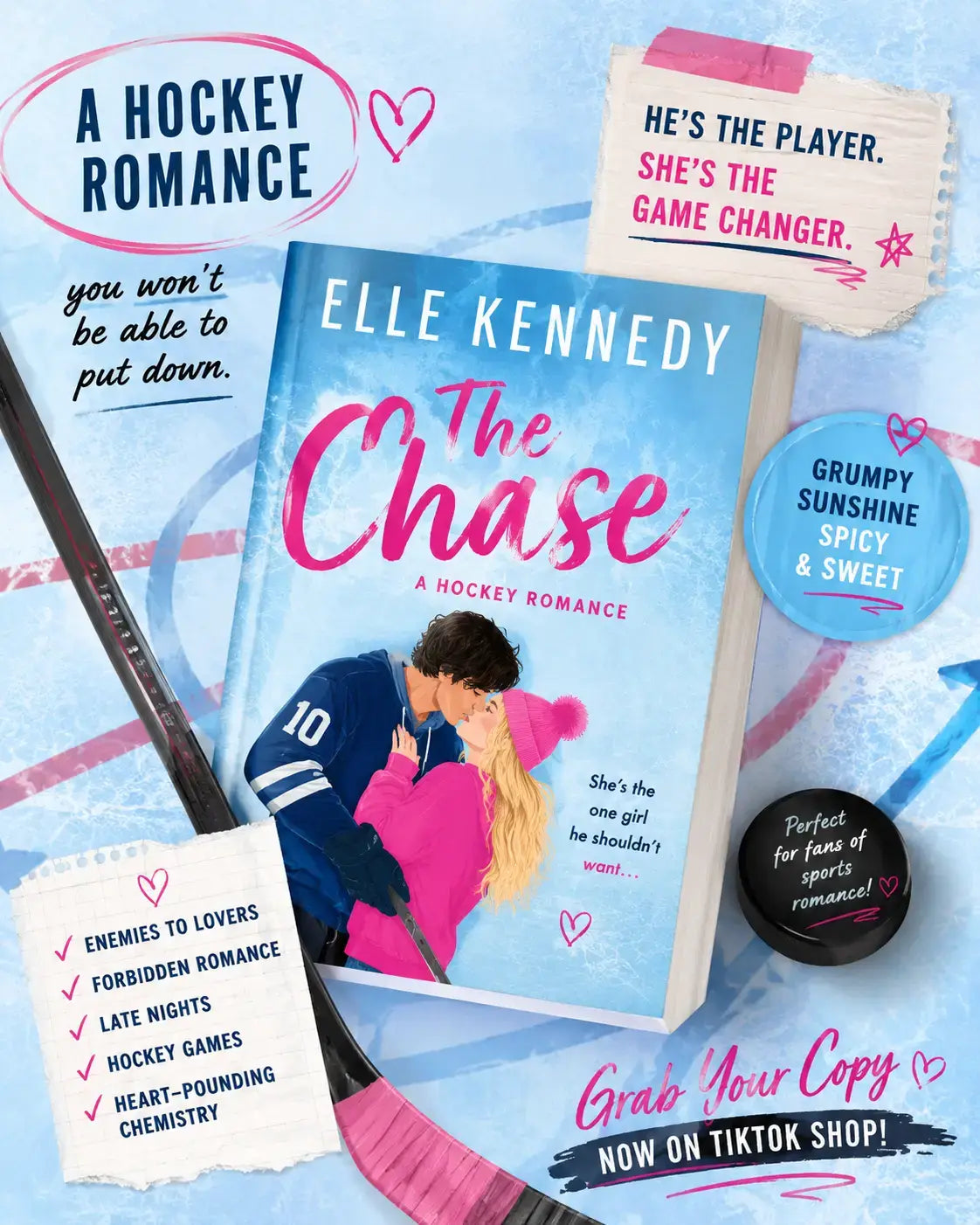 Set biedt off campus spin off briar u serie 4 boeken met blauwe cover en geïllustreerd stel in sportuitrusting door bestselling auteur elle kennedy