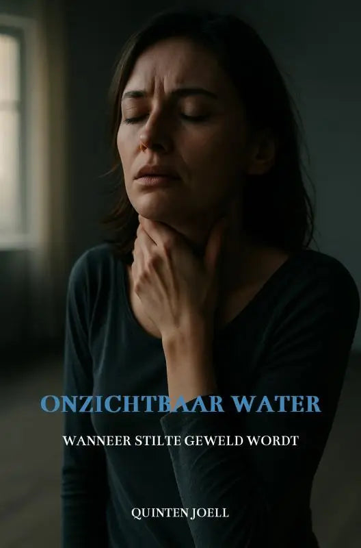 Vrouw met donker haar in donkergroene lange mouwen top bij onzichtbaar water stilte geweld product