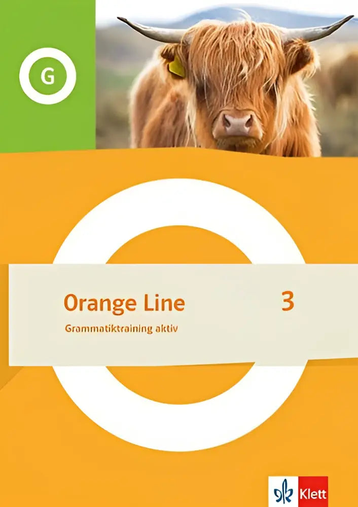 Orange line 3 grammatiktraining aktiv klasse 7 leerboek voor grammatikoefeningen van klett in oranje kleur