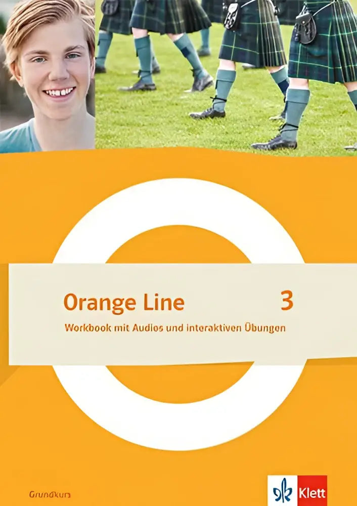 Orange line 3 grundkurs workbook mit audios und interaktiven übungen klasse 7 mit leuchtend orangefarbenem cover