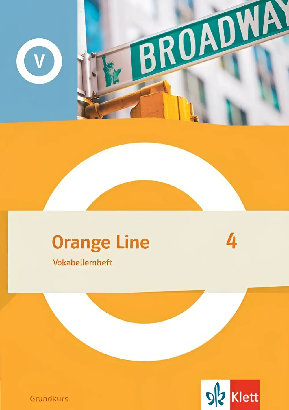 Oranje line 4 vokabellernheft klasse 8 werkboek met cirkelvormig ontwerp voor vocabulaire leren