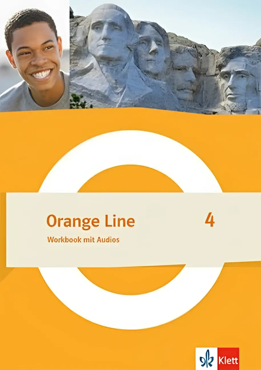 Oranje lijn 4 workbook mit audios van klett voor klasse 8 als leerboek mit audios voor taalstudie