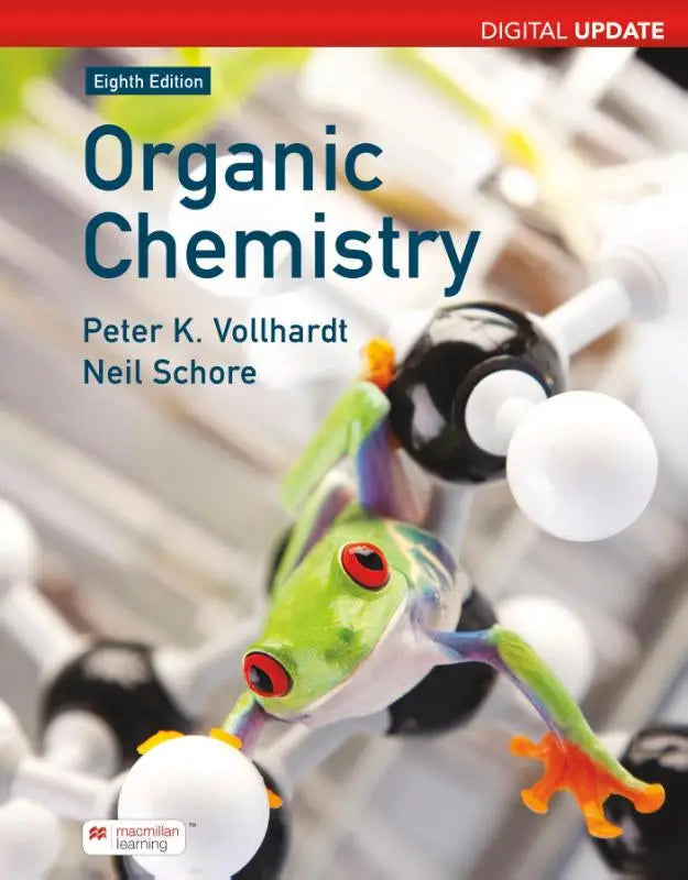 De achtste editie van het organic chemistry digital update boek van Peter K over structuur en functie
