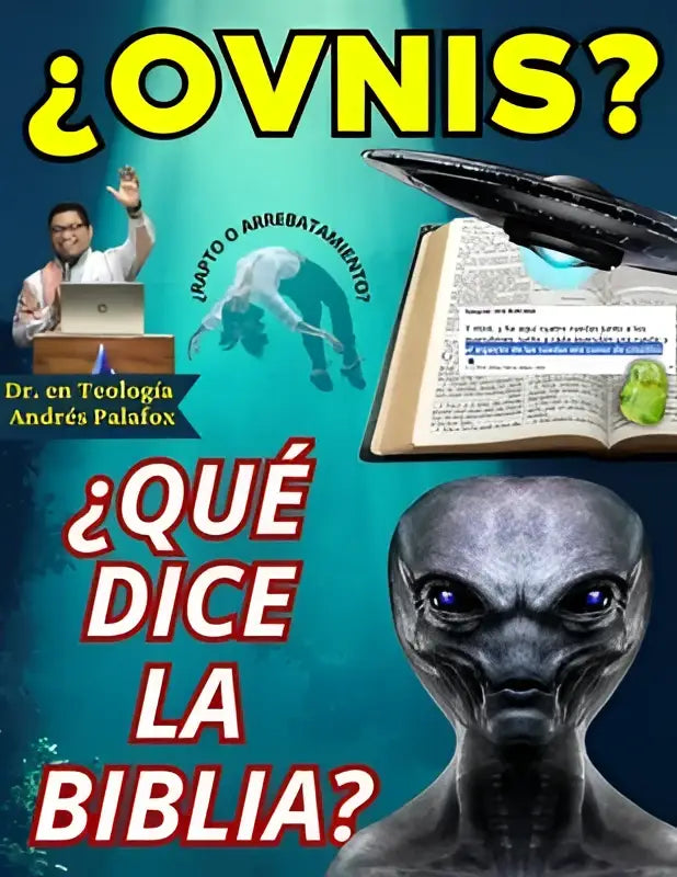 Grijze alienkop met gloeiende paarse ogen en gestructureerde huid in ¿ovnis qué dice la biblia el misterio del mundo espiritual