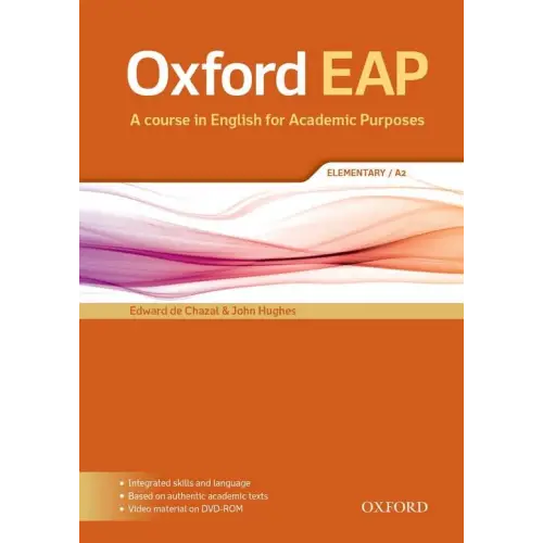 Oxford eap a2 - a course in english for academic purposes student’s book + dvd-rom pack - oxford eap a2 - a course