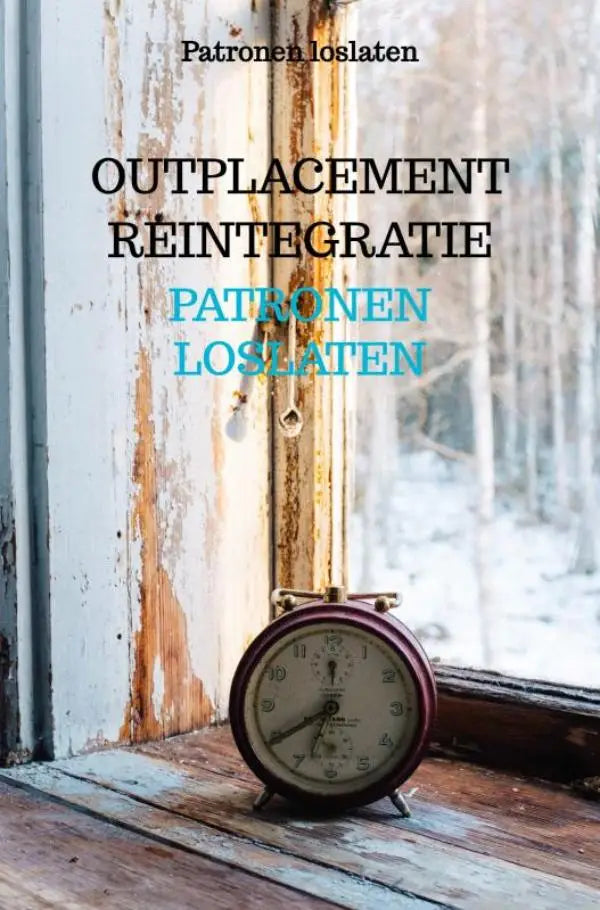 Vintage analoge wekker met donkerrood metalen kast en crèmekleurige wijzerplaat voor patronen loslaten