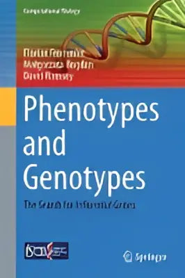 De omslag van het springerboek phenotypes and genotypes door mark f met focus op genetic association en the search for