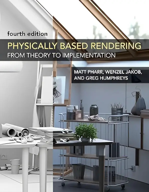 De boekomslag van physically based rendering from theory to implementation vierde editie door matt pharr wenzel jakob en greg humphreys
