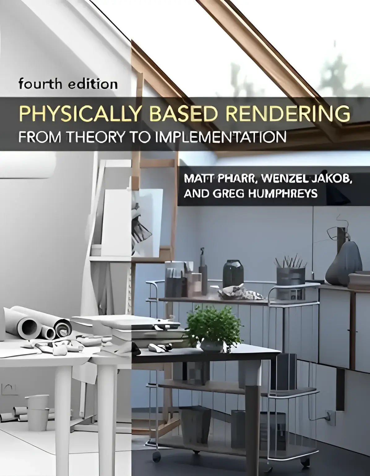 De boekomslag van physically based rendering from theory to implementation vierde editie door matt pharr wenzel jakob en greg humphreys