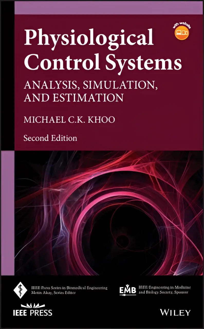 Maroon hardcover book physiological control systems analysis simulation and estimation by michael c k