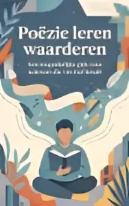 De boekcover van poëzie leren waarderen toont een toegankelijke gids met zwart serif lettertype op beige achtergrond
