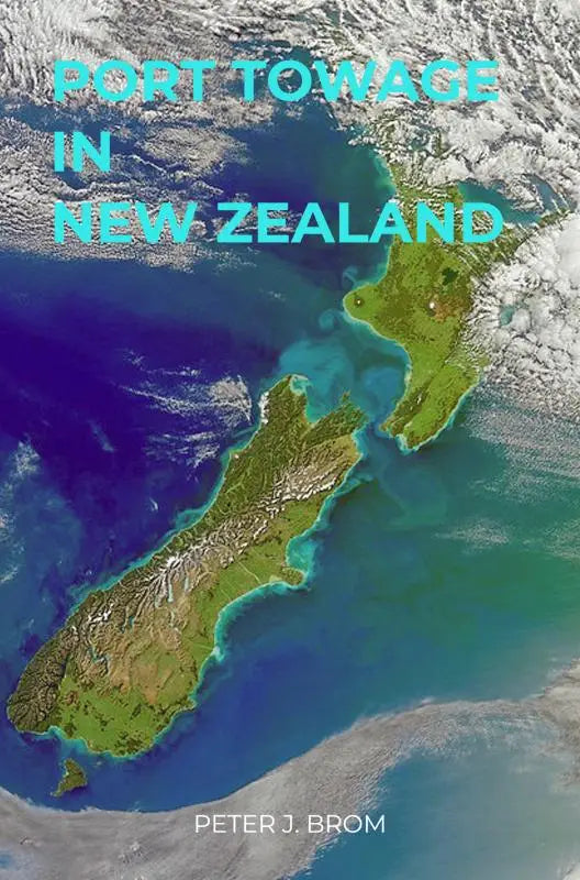 De omslag van het boek port towing in new zealand door peter j over port towage in new zealand