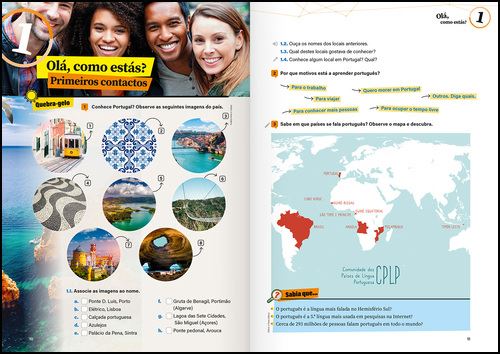 Português em rede português língua estrangeira nível a1 elementar boek