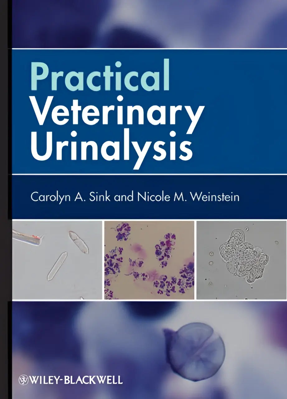 De cover van het boek practical veterinary urinalysis door carolyn a voor praktische veterinaire urineonderzoek