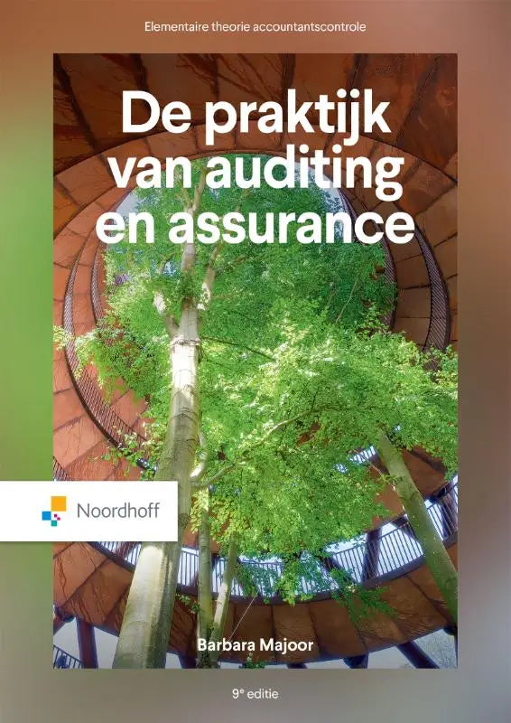 Het boek de praktijk van auditing en assurance 9e editie van barbara majoer, hardcover, uitgegeven door noordhoff